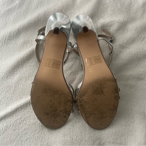 Call It Spring Silver Heeled Dress Sandals - Picture 7 of 7